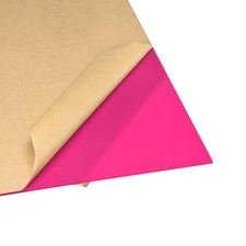 Pink Cast Acrylic Sheet 12" x 12" 3mm Thick Plastic PMMA Acrylic Board