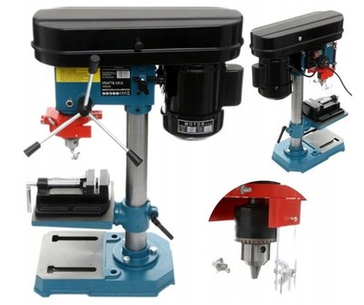 Säulenbohrmaschine 1550 W 13mm Bohrständer Metall Bohrer Werkstatt 5-Schritte