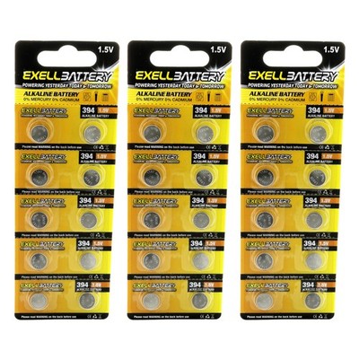 3x 10pk EB-L936 Alkaline 1.5V Watch Battery Compatible With V394 SR45 LR936 AG9