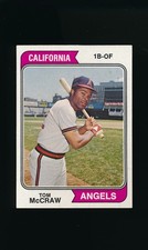 1974 Topps #449 Tom McCraw * 1st Base-Outfield * California Angels * EX-MT *