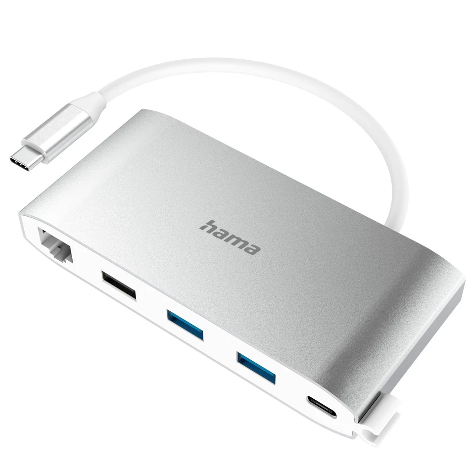 Hama USB-C USB-Hub 3.2 Verteiler USB-Adapter HDMI VGA USB-A für Thunderbolt 3 4 - Bild 2 von 4