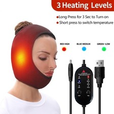 Jaw Heating Pad TMJ Relief Products 3 Heat  Time Settings Face Heated Wrap