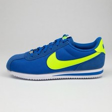 Nike Cortez Nylon Blue Lemon Twist Kids 6Y Womens 7.5 Sneakers IB7748-406
