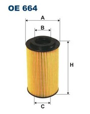 Ölfilter Filtereinsatz OE 664 FILTRON für PORSCHE 911 BOXSTER 911 Cabriolet