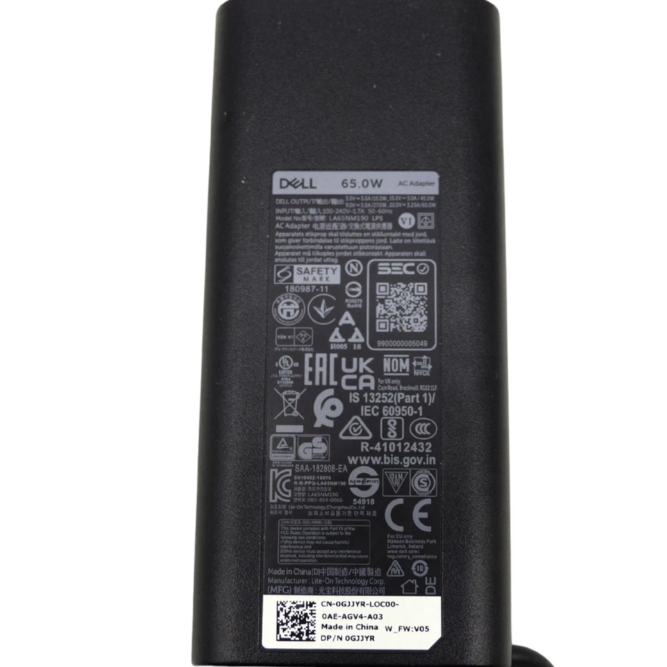 Original Dell USB-C65W  LA65NM190 LPS Netzteil Ladegerät AC Adapter slim, Foto 3 von 5
