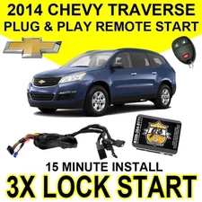 Js Alarms Plug & Play Remote Start System For 2014 Chevy Traverse DIY GM10
