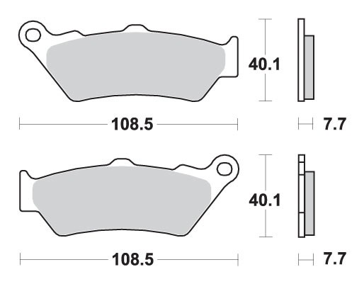 Brake Pads for CF MOTO TK 650 2013-2014 Front Street SBS - Image 41