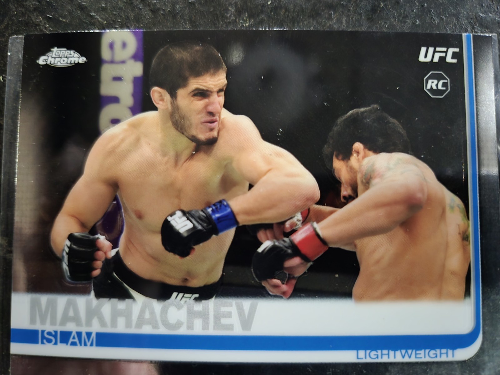 Topps 2019 Chrome UFC Islam Makhachev Rookie Card #92 Mixed Martial Arts