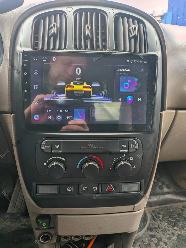 Car Radio Stereo For Dodge Grand Caravan 2001-2007 Carplay Android 14 GPS Nav Foto 3 de 4