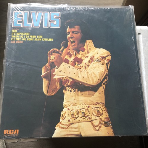 Elvis Presley * "Fool" Vinyl LP * RCA Orange Label * 1973 Erstpressung