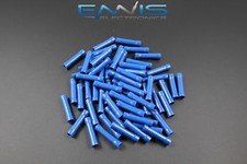 14-16 GAUGE 100 PK VINYL BUTT CONNECTOR CRIMP TERMINAL WIRE CAR HOME ELECTRICAL