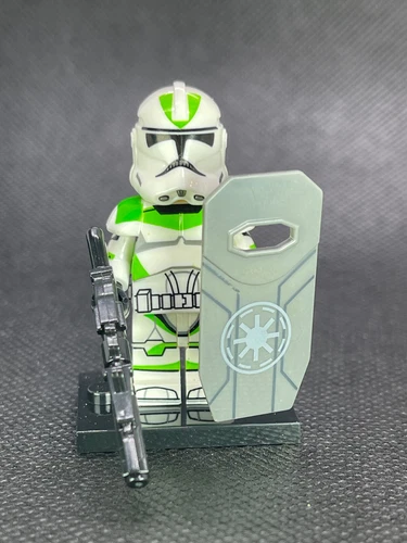 CUSTOM PAD PRINTED LEGO STAR WARS CLONE WARS 442nd CLONE TROOPER MiniFig w/Case