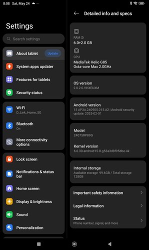 🔥 Tablet Xiaomi Redmi Pad SE 128GB 6GB RAM 8.7" Android 14 Solo Wi-Fi 🔥 - Imagen 10 de 42