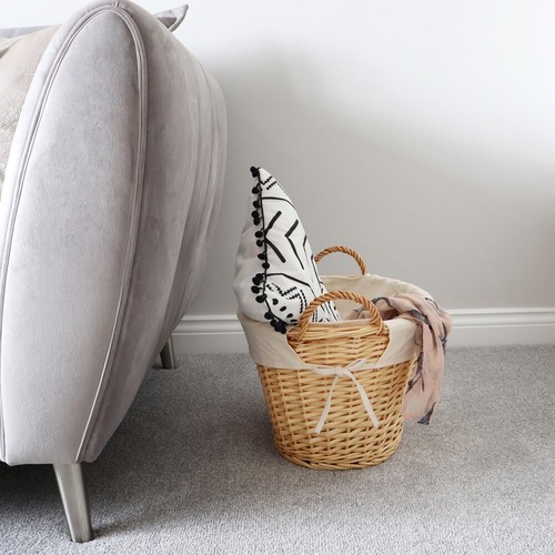 JVL Acacia Willow Hand Crafted Storage Baskets - Honey for Bedrooms and Lounge - Picture 54 of 88