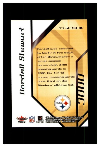 KORDELL STEWART PITTSBURGH STEELERS SEE SCANS YOU PICK HUGE SELECTION ROOKIES++ - Picture 227 of 283