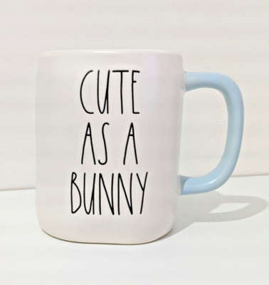 Rae Dunn Ostern Frühling süß wie ein Häschen Pastell große Tee-/Kaffeetasse brandneu