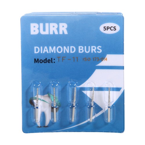 5 pcs Zahnarzt Diamant Bohrer Schleif Fräs Präparation Dental High speed Turbine - Bild 20 von 757