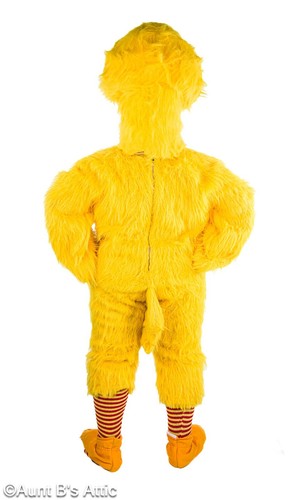 Bird Mascot Costume Big Yell Birdie/Stork/T.V. Character 8Pc Faux Fur Costume XL - Picture 5 of 16