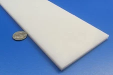 Hdpe White Bar 1/4" Thick x 3.75" Wide x 48" Long, 2 Units, 8 Ft Total