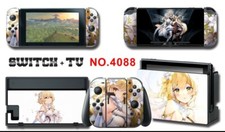 Vinyl Decal Skin Sticker Protector for Nintendo Switch Lovely Anime Girl 4088