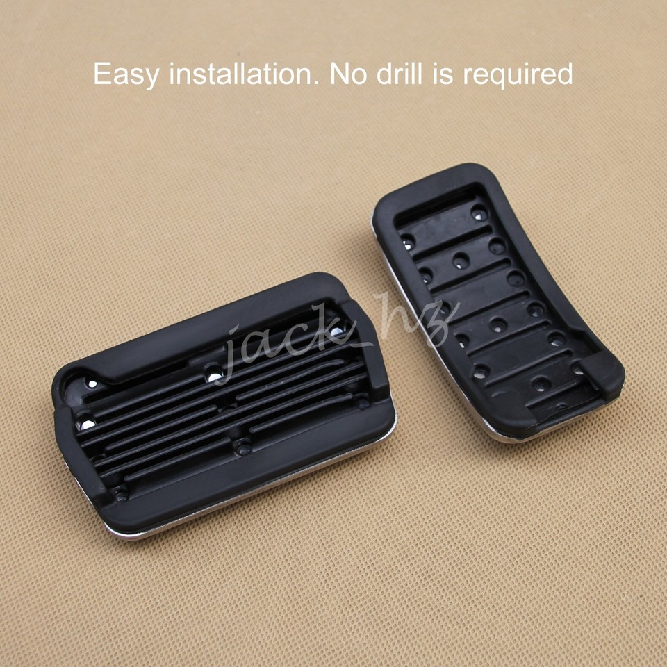 HouYeen Pedal Cover Set Für BMW 1-4 Serie - Alu & Gummi Fußstütze & Pedale