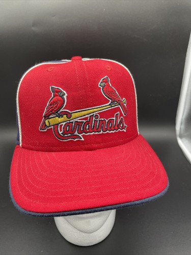 St Louis Cardinals MLB New Era  Sz 7 1/8 Wool Baseball Cap hat Cooperstown red - Picture 1 of 15
