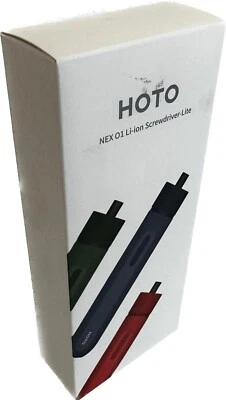 HOTOMI HOTO - 3.6V NEX O1 Li-ion Screwdriver-Lite QWLSD007 - Red (New in Box/Unused)