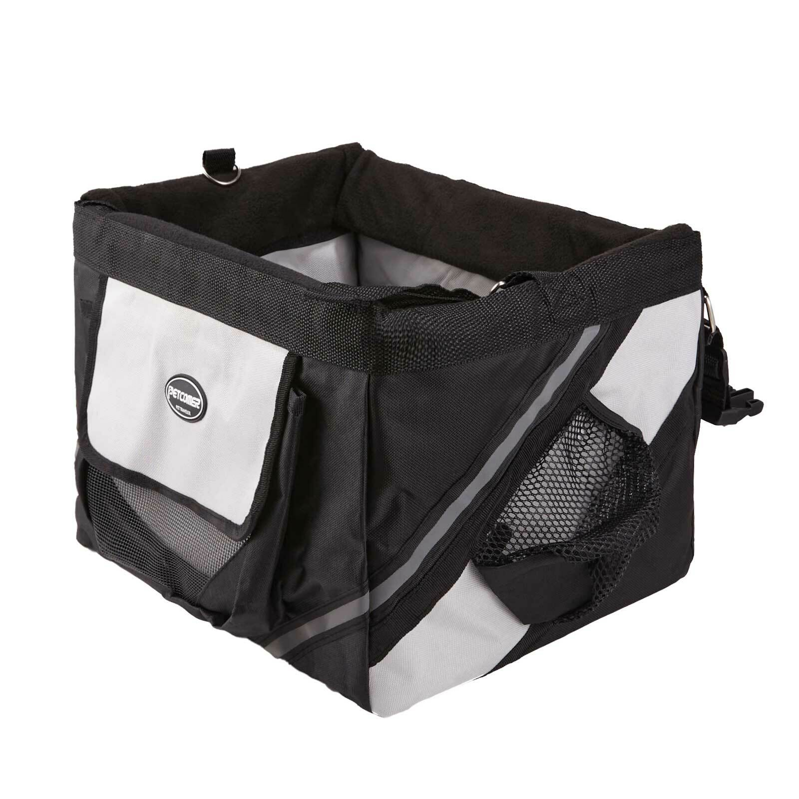 Petcomer Cat Dog Pet Car Seat Travel Bike Bicycle Portable Carrier Bag Tote
