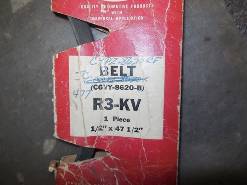 NOS 1966 - 1968 Lincoln 462 V8 Air Conditioning Compressor Belt - Picture 5 of 5