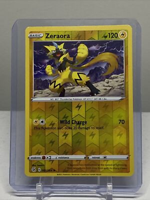Pokemon Fusion Strike Reverse Holo Zeraora #102/264 | eBay