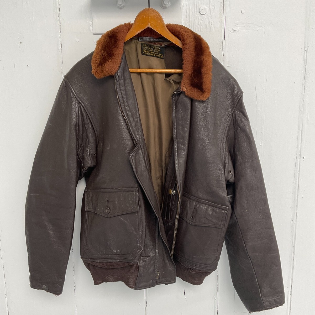 Vintage 1940s BUAER U.S. NAVY G-1 Bomber Pilot Flight Vintage 1940s BUAER U.S. NAVY G-1 Bomber Pilot Flight
