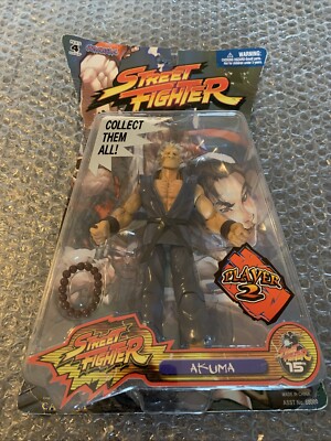 STREET FIGHTER - Akuma Player 2 Jazwares 15th Anniv.  New Lesgi Desc/Read D