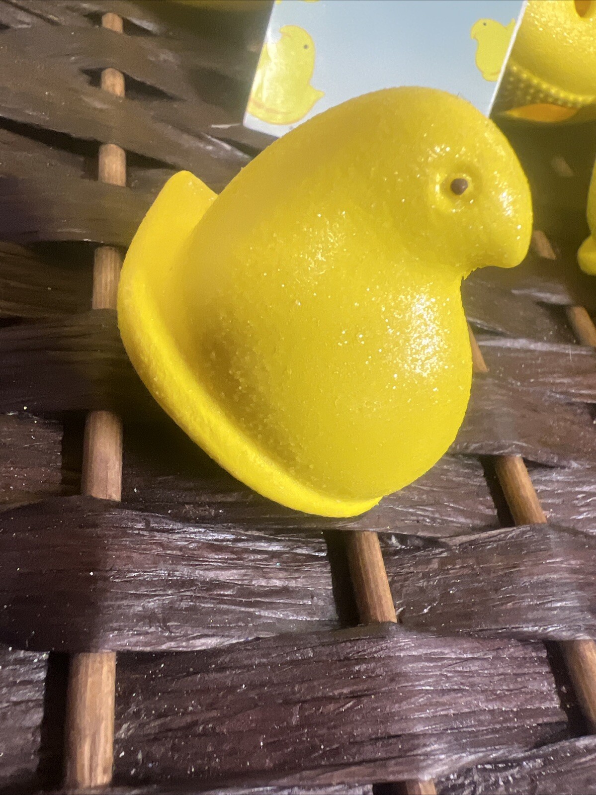 Limited Edition Crocs Marshmallow Peeps Jibbitz rare HTF shoe charm YELLOW 1 Pc