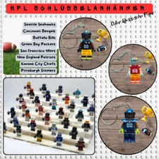 Minifigur Schlüsselanhänger oder Figur "American Football Teams"- NFL -