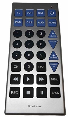 Brookstone Super Jumbo Large 11 x5 TV Remote Control Giant Buttons Universal