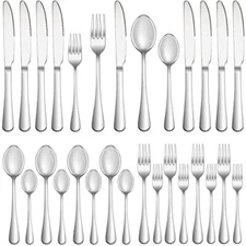 20 Pcs Silverware Set Stainless Steel Flatware Utensil Cutlery Kitchen Tableware