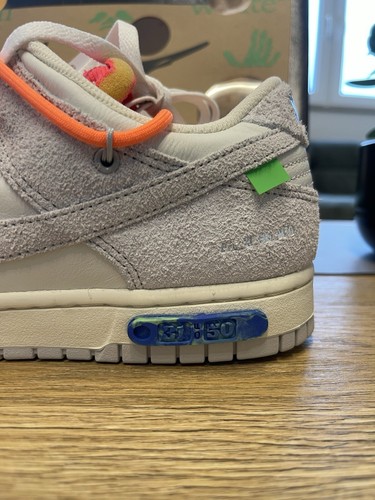 Nike Dunk Low x Offwhite Lot 31 EU 44 - Bild 2 von 4