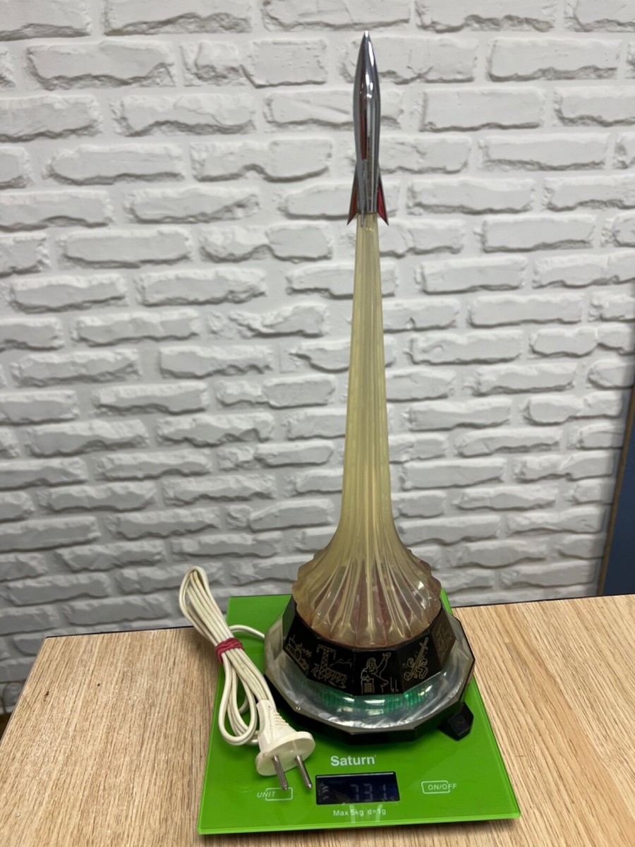 Soviet Vintage Desk lamp Night light Table lamp Rocket Space USSR