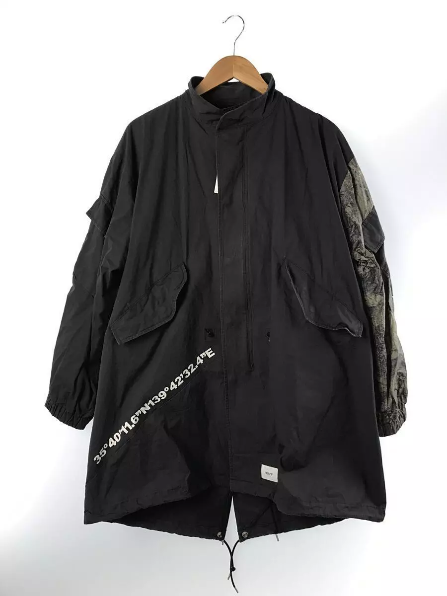 WTAPS 20SS mod coat navy cotton