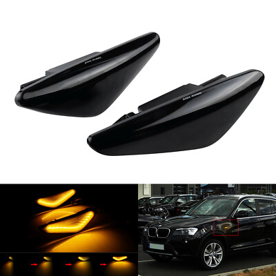 NEU LED Seitenblinker Blinker BMW X5 X6 X3   sequenziell Fehlerfrei Prüfzeichen