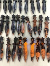 5" Natural Yooperlite skull Carved Quartz Crystal Skull Reiki Healing Gift 1pc