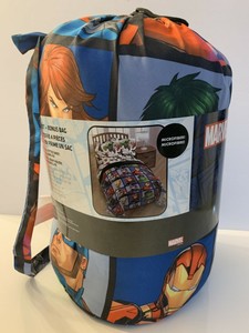 MARVEL Avengers Team TWIN 4 Piece bed in a bag COMFORTER ...