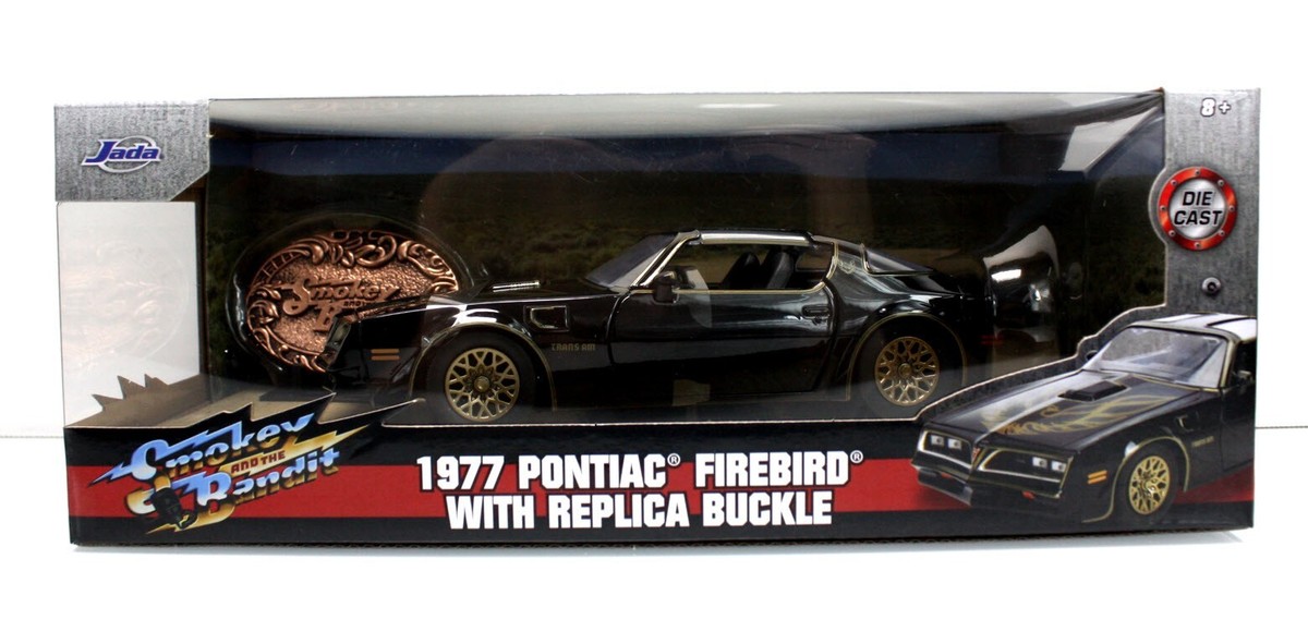 1977 Pontiac Firebird ミニカー レプリカバックル付き Jada SMOKEY & the BANDIT 1977 Pontiac FIREBIRD Trans Am +