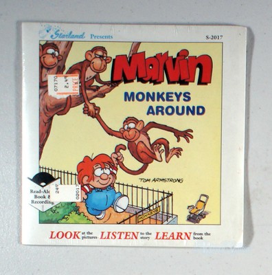 Marvin - Monkey's Around (7'') (1982) [SEALED] Vinyl 45   BOOK & Record