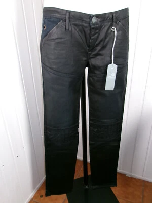 Pantalon jean noir stretch enduit G-STAR COMIC W32 40/42 taille basse slim - Photo 1/4