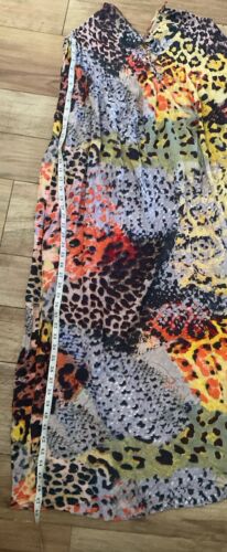 ASOS Animal Print Maxi Dress Size Uk 12 - Picture 11 of 12