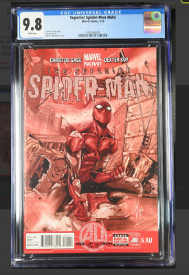 Superior Spider-Man #6AU 2013 Marvel Comics CGC 9.8 1st Print Checetto Cover! 
