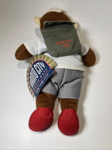 Vintage Radio City Music Hall New York NY Monkey Plush Stuffed Animal Toy - Picture 8 of 18