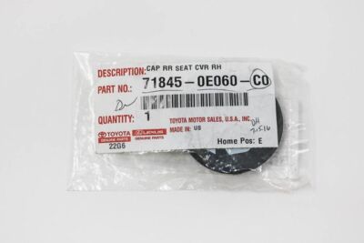 Genuine Toyota Reclining lever Rear Seat Cover Cap (RH) 71845-0E060-C0