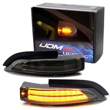 Smoked Lens Sequential Flash LED Side Mirror Turn Signal Light For Toyota